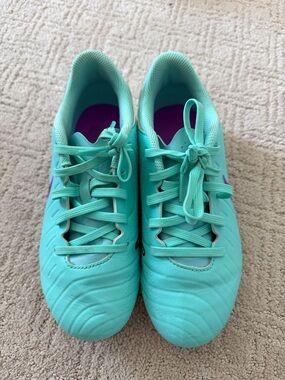 Nike Aqua Teal Sneakers with Purple Insole